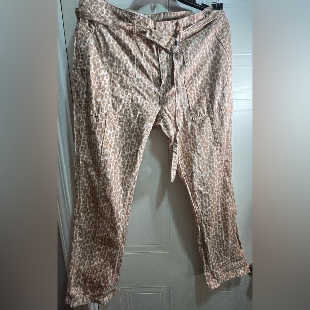 By‎ Anthropologie The Wanderer Women’s Leopard Print Size 31 Pants